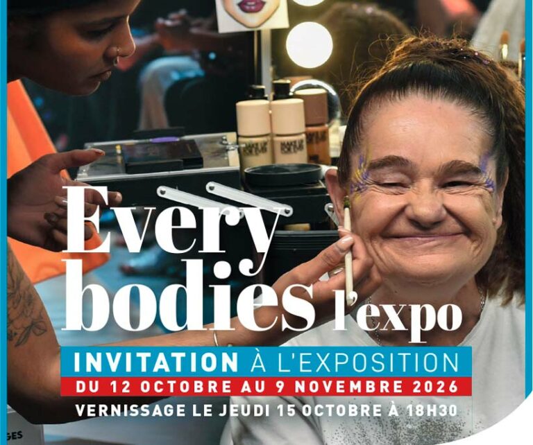 Invitation Mediatheque every bodies expo Decines